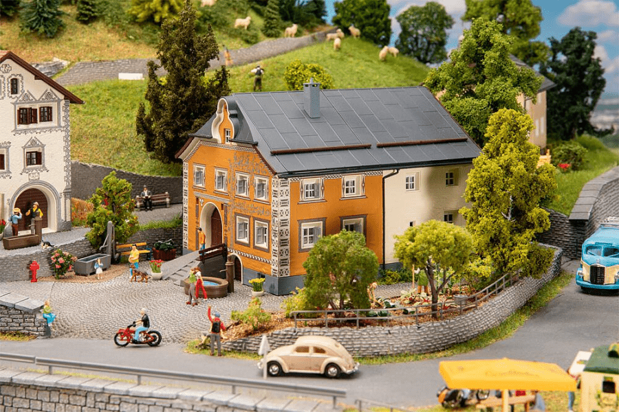 Faller, Heljan, Kibri H0 - Modeltreingebouwen (16) - Berg huizen en