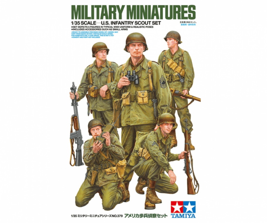 Tamiya #35048 1/35 U.S. Infantry (West European Theater) - Bay Hobbies