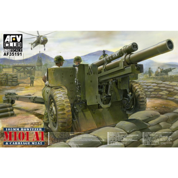 1/35 105mm Howitzer M101 A1 & Carriage M2A2 35191