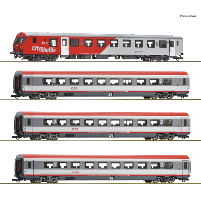 Roco 74047 H0 ÖBB Set Passagiersrijtuigen IC 515 