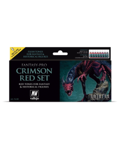 Crimson Red Set (Game Colors) (8) Vallejo 74103