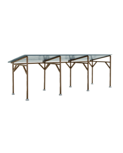 H0 Houten Carport Kibri 38349
