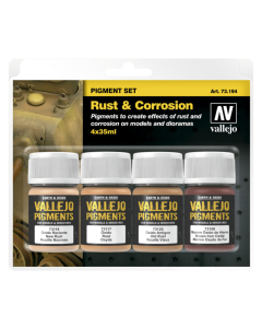 Rust & Corrosion Pigment Set Vallejo 73194