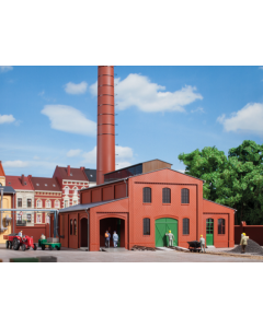 H0 Ketelhuis met schoorsteen / Heizhaus mit Schornstein Auhagen 11431