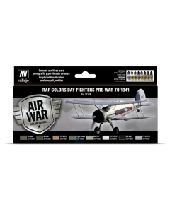 RAF Day Fighters Pre-War to 1941 Set Vallejo 71149
