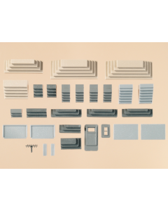 H0 Verschillende trappen / Verschiedene Treppen (17 st.) Auhagen 48646