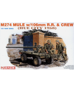 1/35 US M274 Mule w/106mm R.R. & Crew (Hue City 1968) Dragon 3315