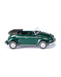 H0 VW Kever Cabriolet open dak (1964), groen metallic Wiking 080208
