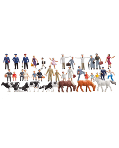H0 Beginner set figuren 36 stuks Faller 153007