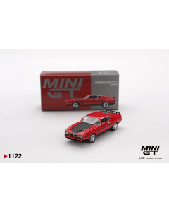 1/64 (Blisterpack) Ford Mustang Mach1 1971 Race Red MiniGT 01122BL