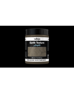 Dark Earth, Earth Texture 200ml - Vallejo 26218 Vallejo 26218