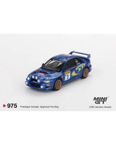 1/64 Subaru Impreza WRC98 1998 Rally Monte-Carlo 3rd Place #3 MiniGT 00975