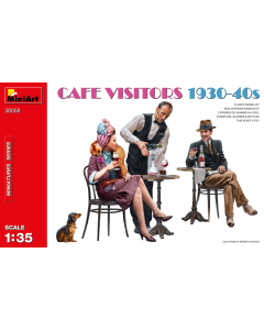 1/35 Cafe Visitors 1930-40s MiniArt 38058