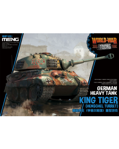 German Heavy Tank King Tiger (Henschel Turret) (World War Toons) Meng WWT021