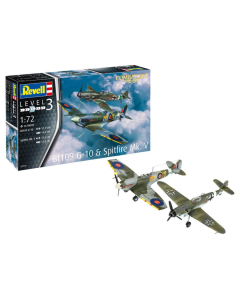 1/72 Combat Set Messerschmitt Bf109G-10 & Spitfire Revell 63710