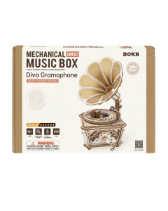 ROKR - mechanical Music Box Diva Gramophone Robotime AMK82 Robotime AMK82