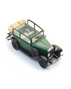H0 Opel 1.2l kap omlaag, groen (ready made) - Artitec 387.644 Artitec 387644