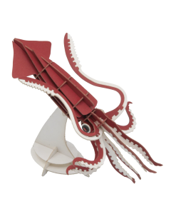 3D-model, inktvis, lasergesneden speciaal bewerkt karton Fridolin 11743