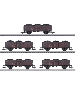 Marklin 44311 H0 MHI DB Set Goederenwagens type Fd-z-72 Ommv, 5-delig