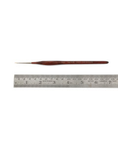 Penseel driekant, maat 5x0, roodmarter, houten steel Zahn-Pinsel 3107100000