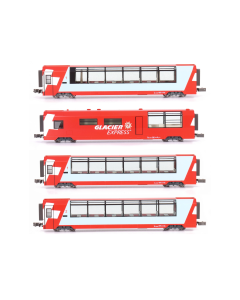 Kato 102027 N RhB Glacier Express 4-Car add-on set