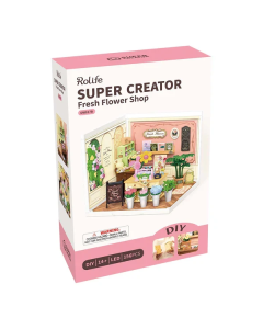 Rolife Super Creator, Fresh Flower Shop Robotime DW017B