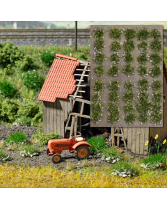 H0 Plukjes gras met stenen, nazomer Busch 3553