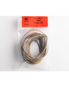 Touw Naturel 1.6mm, 10 meter - Amati 4124/16 Amati 412416