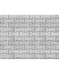 H0 Decorplaat moderne cementen klinkers - Karton (25 x 12.5cm), per stuk Vollmer 46054