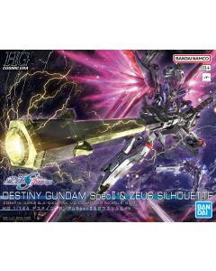 HGCE Destiny Gundam Spec II & Zeus Sillouette BANDAI 67428