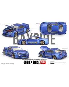 1/64 Nissan Skyline GT-R (R34) Kaido House (V2 Aero) SHINJUKU V2 MiniGT GT158