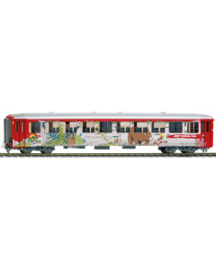H0m RhB Passagiersrijtuig B 2315 EW I "Arosa Bärenland", tijdperk VI - Bemo 3253 141 Bemo 3253141