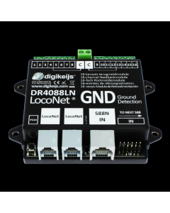 16-Kanaals s88N LOCONET compatible met Märklin / Motorola Digikeijs DR4088LN-GND (3R)