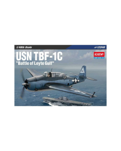 Maquette Academy Bombardier USN TBF-1C – Bataille Du Golfe De Leyte – Échelle 1/48