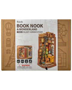Rolife Book Nook & Wonderland, Silent Corner Study Robotime TGE02