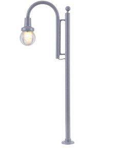 H0 Zwanenhals lamp dierentuin, LED warm-wit Viessmann 6141