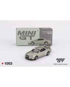 1/64 Nissan Skyline GT-R (R34) V-Spec II Nür, millenium jade MiniGT 01003
