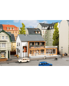 H0 Dönner en Kapsalon Auhagen 12356