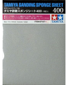 Sanding Sponge Sheet #400 Tamiya 87147