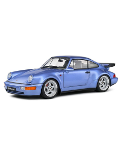 1/18 Porsche 911 (964) Turbo '90, blauw Solido 1803408
