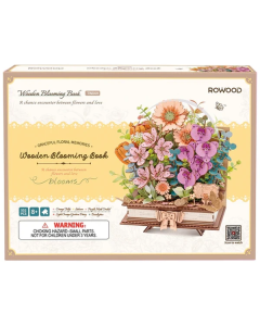 Rowood Wooden Blooming Book Robotime TW04H