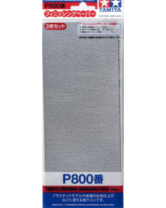 Finishing Abrasives P800 (3 stuks) Tamiya 87056