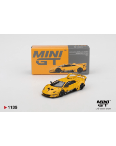 1/64 (Blisterpack) Lamborghini LB-Silhouette WORKS MURCIELAGO GT Evo Yellow MiniGT 01135BL
