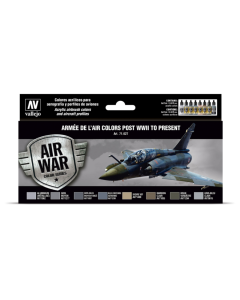 Armée de l'Air Colors Post WWII to Present Set Vallejo 71627