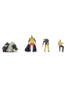 H0 Vuilnismannen vanaf 1990, 3 figuren Artitec 5870021
