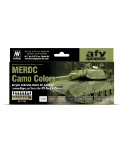 MERDC Camo Colors Set Vallejo 71202