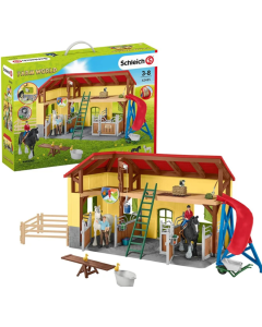 Paardenstal, Farm World Schleich 42485