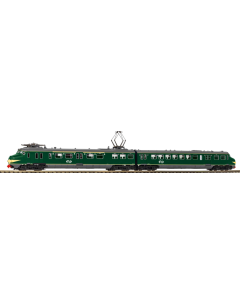 N NS EMU Hondekop Mat.'54 groen met gele snor, DC analoog (NEM658 PluX12 interface) Piko 40283