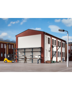 H0 Grootmateriaal stelling en muurkraan Auhagen 80107