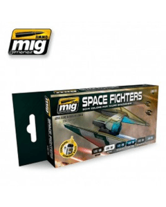 Space fighters sci-fi colors 6 jars 17 ml AMMO by Mig 7131
